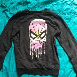 Melting Spider-Man Hoodless Sweatshirt